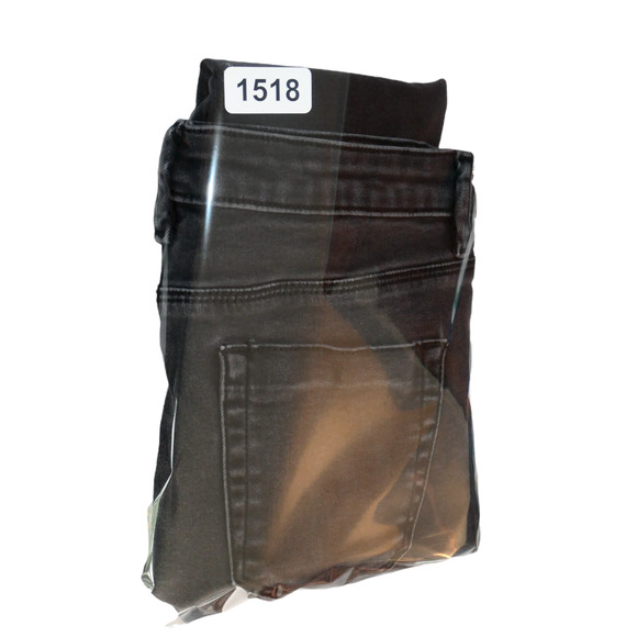 Asos Denim Black Jeans 30 x 24.5 High Rise Cropped Distressed Stretch Skinny - Picture 8 of 8